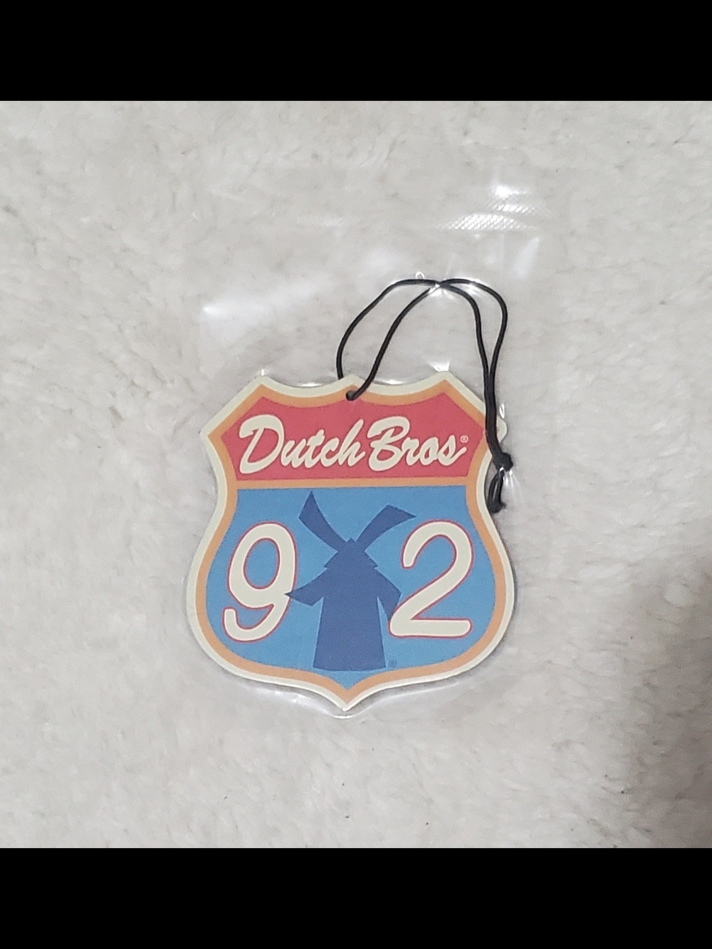 Dutch Bros Blue, Red, Cream 92 Shield Air Freshener
